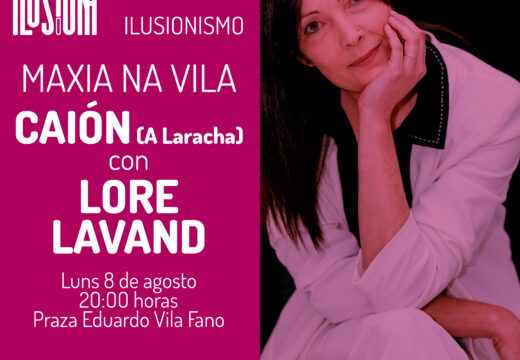 Caión acollerá o próximo luns o espectáculo de Lore Lavand no marco do festival “Galicia Ilusiona”